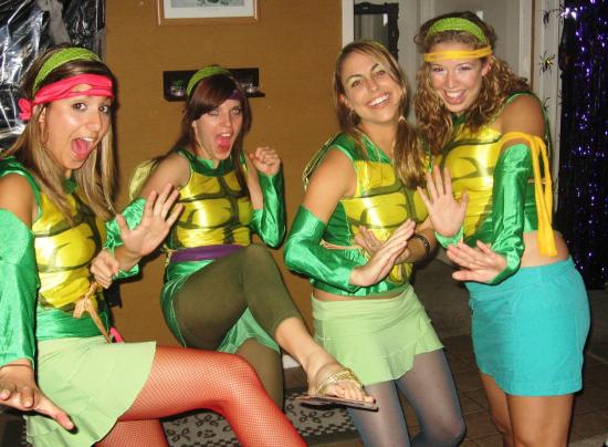 ninja turtles for halloween! It was fun, cant you tell???